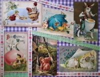 My fathers Easter cards - ca. 1908-1920.