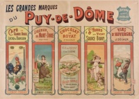 Auvergne products, ca. 1900