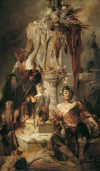 Hans Makart: Antike Opferszene (um 1880)