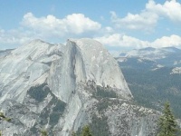 Half dome view from Sentinel Dome Yosemite