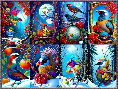Solve Коллаж. jigsaw puzzle online with 99 pieces