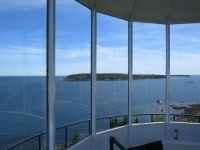 View From The Lantern Room at Owls Head Lighthouse