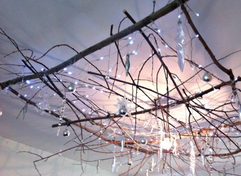 Christmas Chandelier with a difference.