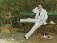 Norbert Goeneutte (French, 1854–1894), Dans le Jardin (ca 1876)