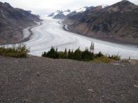 The Glacier by Hyder, Alaska