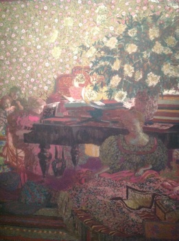 Solve Édouard Vuillard, People in Interior- Music (1896), Petit Palais ...