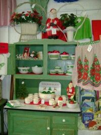 Vintage Christmas Kitchen