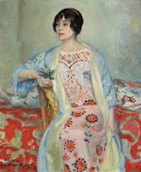 Henri Lebasque - Portrait de Madame Marie-Marguerite Brocq, c 1920. / Resize from 12 to 550 pieces.