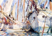 White Ships by John Singer Sargent