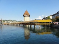 Dřevěný most  - Švýcarsko