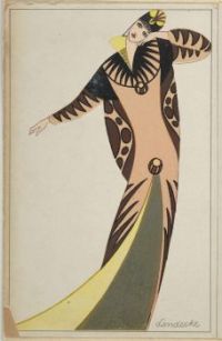 Fashion (Mode), Otto Friedr. Carl Lendecke, Wiener Werkstätte, 1912 (Postcard)