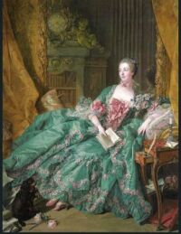 'Madame Pompadour' (1756) by Artist Francois Boucher  (French, 1703-1770)