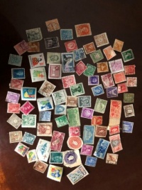 vintage stamp collection