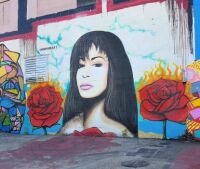 Street Art Selena Mural 2021 Houston, TX