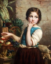 Auguste Charpentier (French, 1813-1880) Temptation