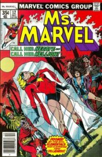 Ms. Marvel - Vintage Comic Cover