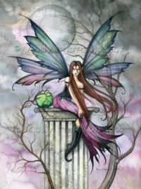 Fairy on column