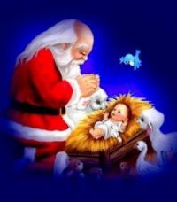 Santa with Jesus