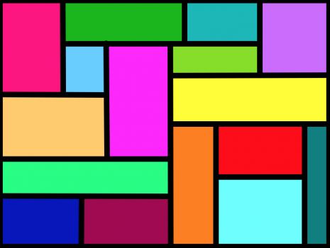 Solve Coloured Rectangles jigsaw puzzle online with 391 pieces