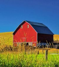 Red Barn in the Palouse.....