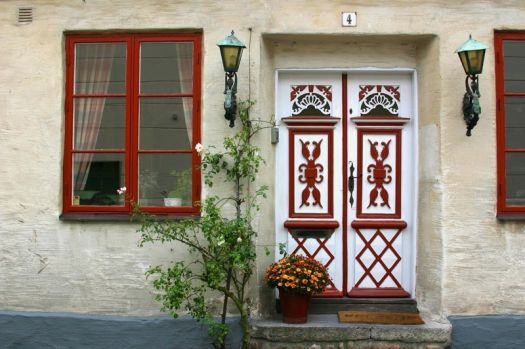 Doors and window in Ystad, Sweden, photo by Manuela Hoffmann