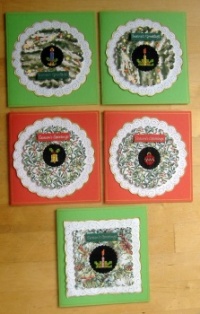Crafts - Papercraft - Christmas Cards - Round & Square (Choose Size: 12 - 176 Pieces)