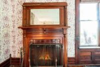 Fireplace in an old house