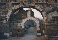 A not-so-sturdy arch in Melitus, Turkey
