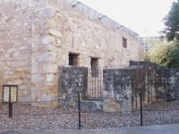 SanAntonio Rear wall of Alamo Sacristy