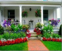 Enchanting Front Porch Garden