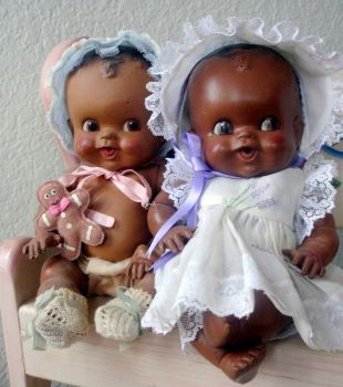 vintage rubber baby dolls