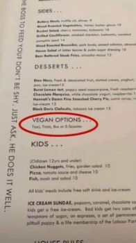 New Zealand - vegan options :-)