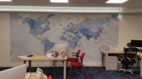 wallpaper install world map