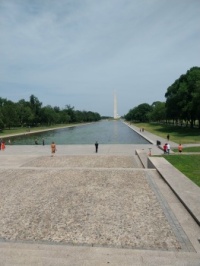 Seen from the Lincoln Memorial - WA D.C.
