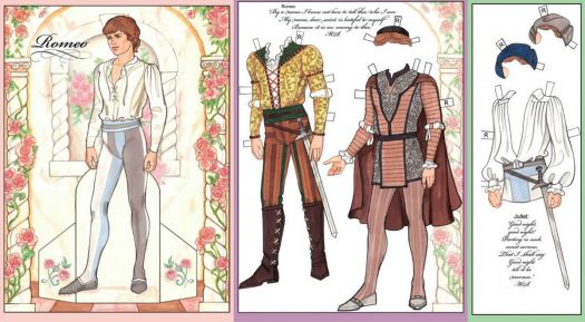 Romeo and juliet paper dolls online