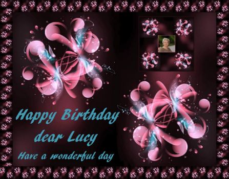 Challenge yourself with this Happy Birthday dear Lucy (Grandmalucy) jigsaw ...