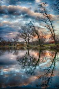Lake reflection