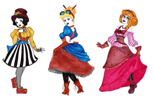 Solve Snow White, Cinderella, Sleeping Beauty jigsaw puzzle online with ...