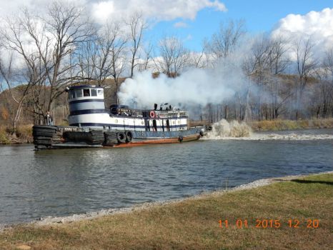Tug Margot in Macedon NY on Erie Canal