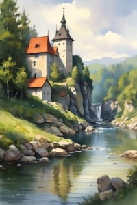 By the River, resizable 12 to 450 pieces
