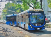 Mexico City trolley bus