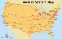 2012 Amtrak System Map