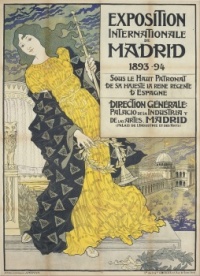 Eugène Grasset: "Exposition Internationale de Madrid" 1893