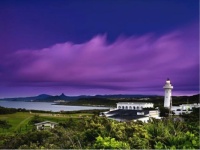 Eluanbi Lighthouse, South China Sea Taiwan.
