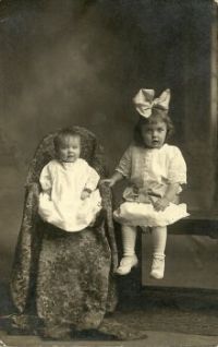 Vintage Photos From Years Gone Past.........Pauline and Her Sister
