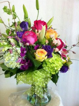 Happiness is :  A Bright Beautiful Bouquet!