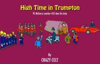 High Time in Trumpton, Cover A/W from my 'Crazy Celt' short stories.