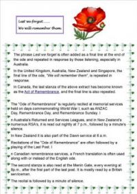 Remembrance Day 2013