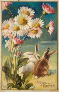 Antique Easter Postcard - from 1890s to perhaps 1915.