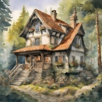 Forest Home, resizable 9 to 600 pieces